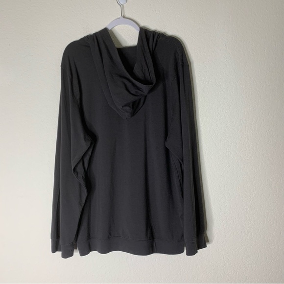 Skims Mens dark gray full zip hooded sweater XL - Picture 8 of 9